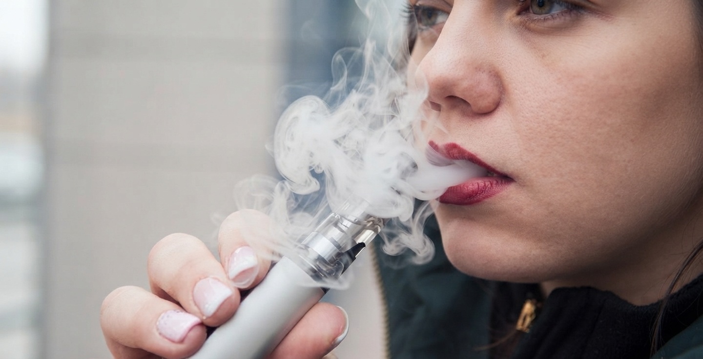 Gros plan sur la chambre de chauffe d'un vaporisateur CBD avec fleurs de CBD à proximité